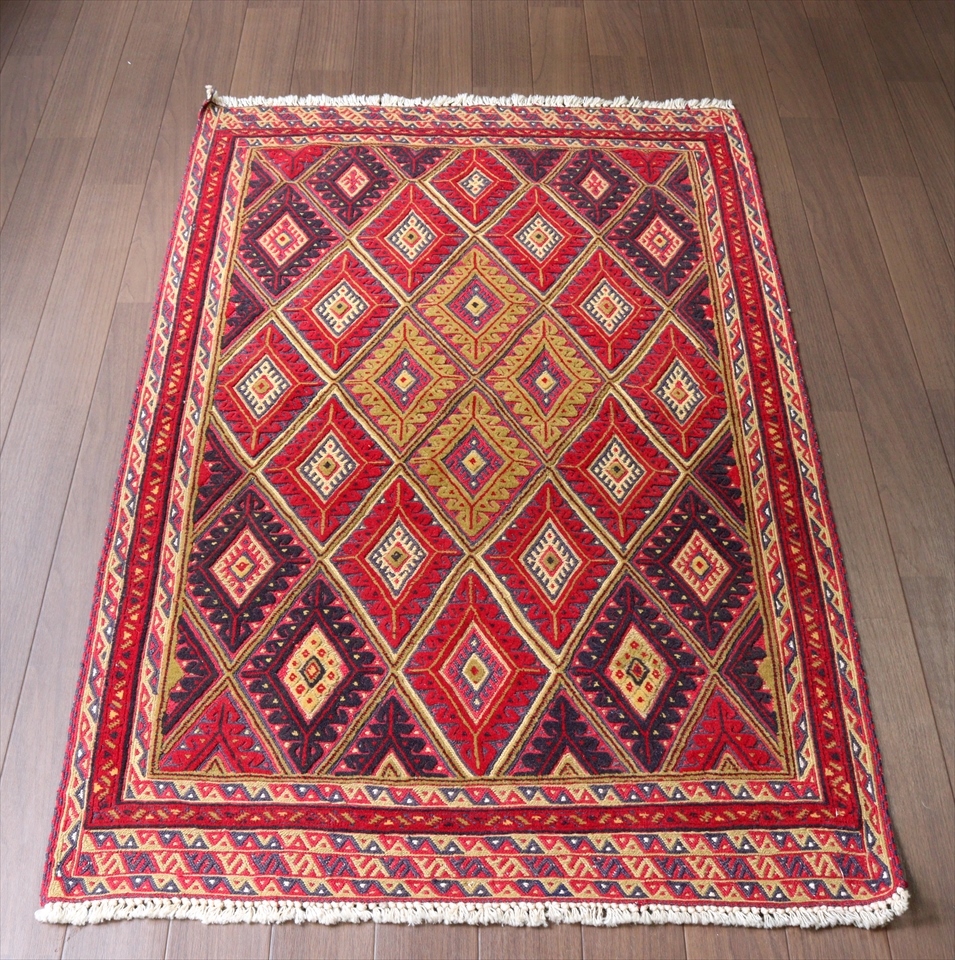 破格値下げ】 ホリ様 専用 290×70cm廊下敷きアフガニスタン 手織り絨毯 