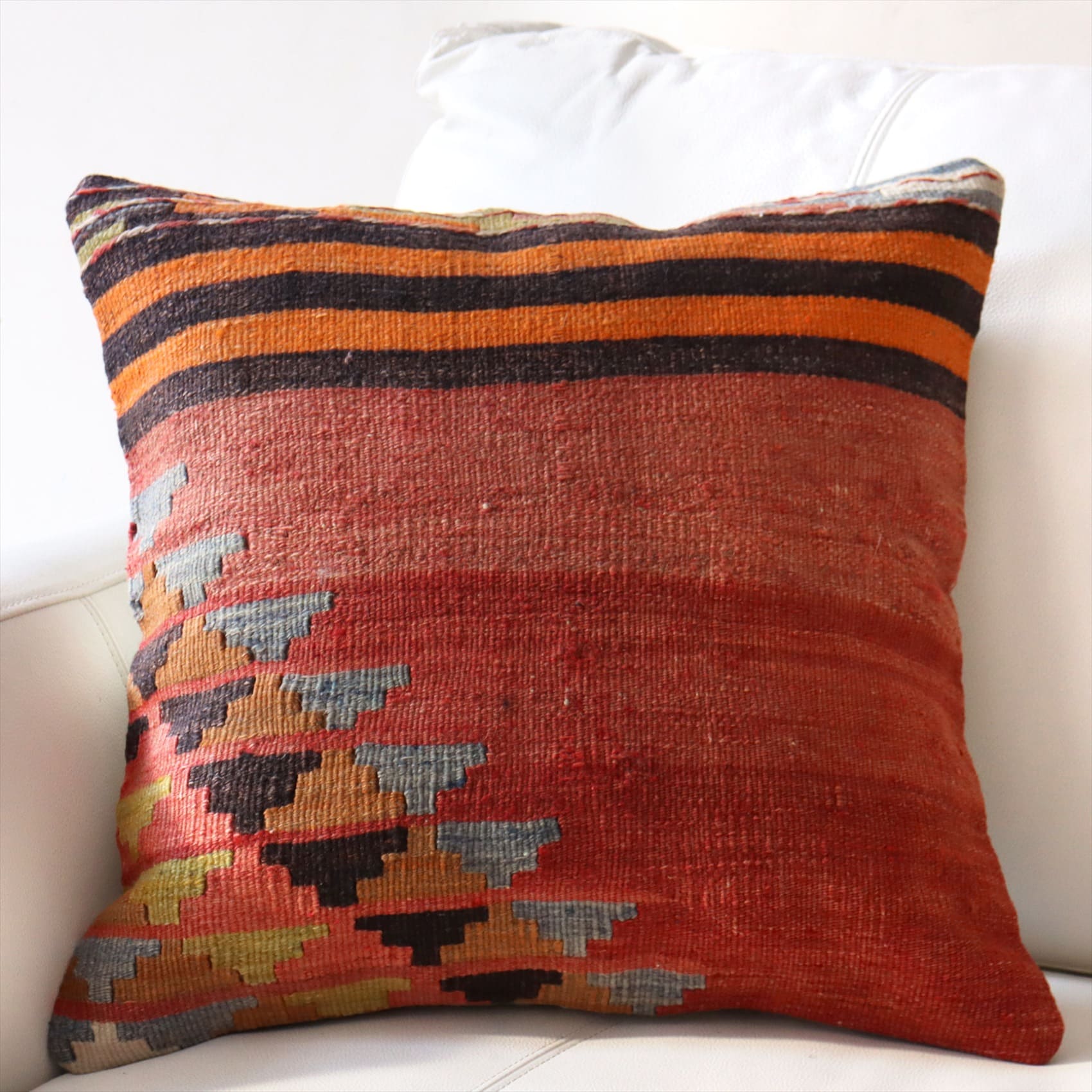 クッションカバー 45×45cm キリム ウール Turkish Kilim Cushion