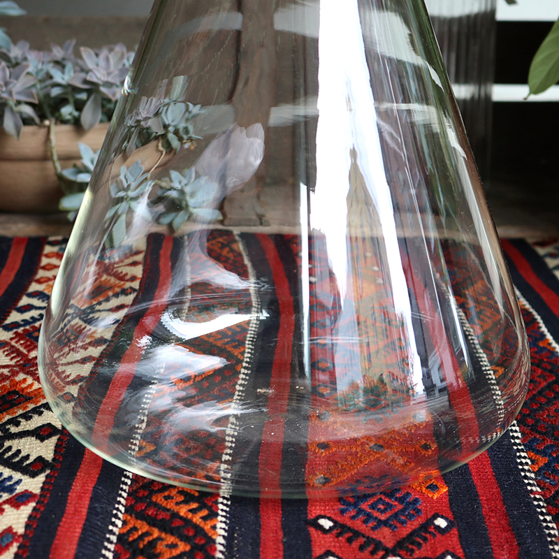 希少品】ガラスインテリア フラワーベース フラスコ 10リットル - 花瓶